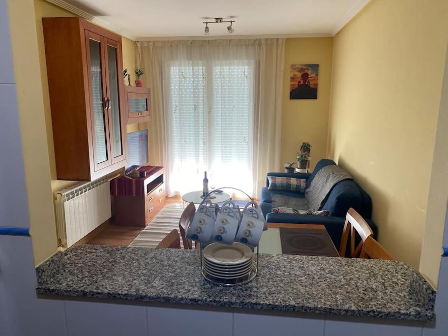 Atico Con Terraza, Piscina Y Gimnasio Appartement Vilagarcia de Arousa Buitenkant foto