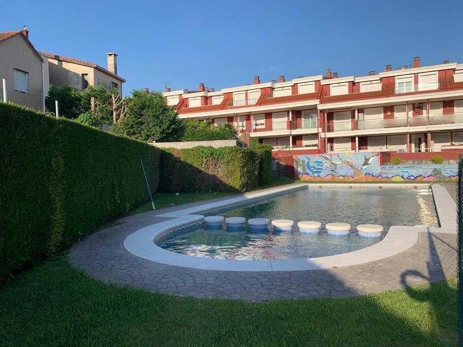 Atico Con Terraza, Piscina Y Gimnasio Appartement Vilagarcia de Arousa Buitenkant foto